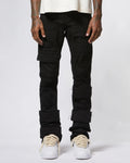 Ajenda 'Jet' Black Stacked Jeans