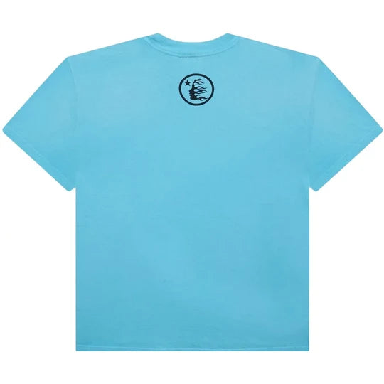 Hellstar Box Logo T-Shirt 'Blue'