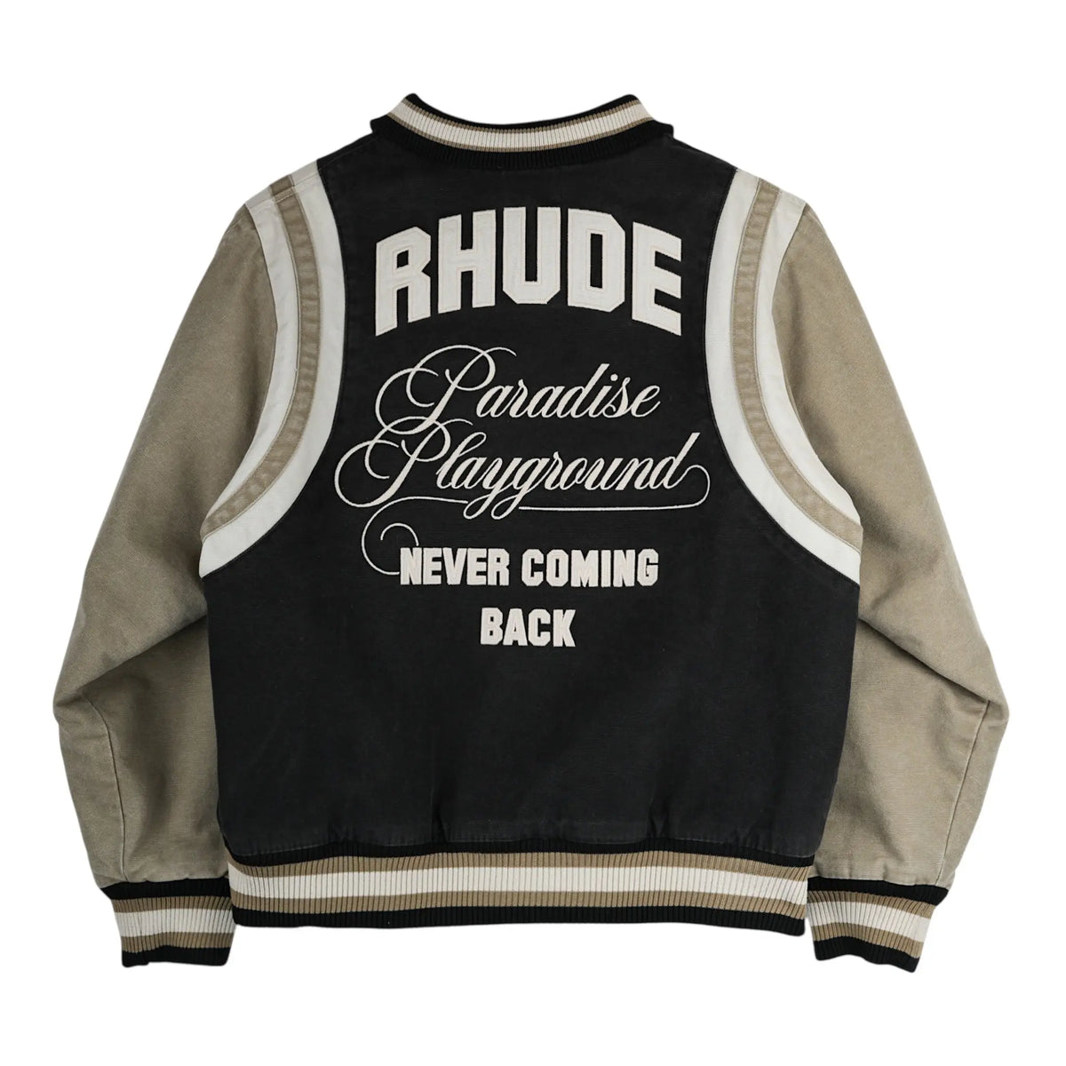 Rhude 'Never Coming Back' Varsity Jacket