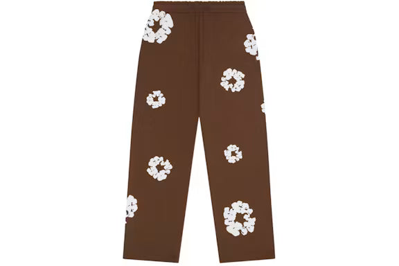 Denim Tears Wreath Sweatpants-Brown
