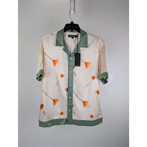 Short Sleeve Nahmias Button Shirt