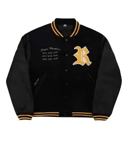 Revenge Leather Varsity Jacket