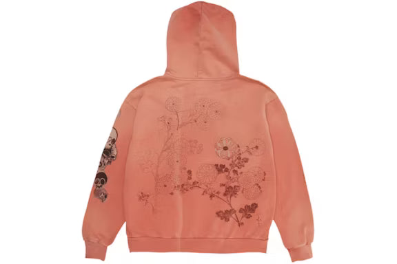Travis Scott Cactus Jack x Takashi Murakami The Path Orange Hoodie