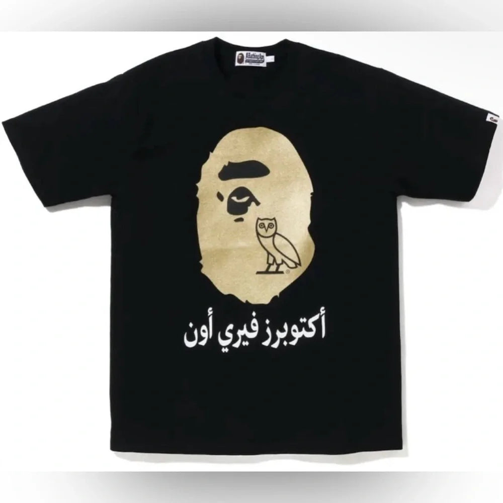 BAPE x OVO Ape Head Tee